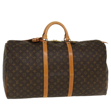 LOUIS VUITTON Monogram Keepall 60 Boston Bag M41422 LV Auth 37436