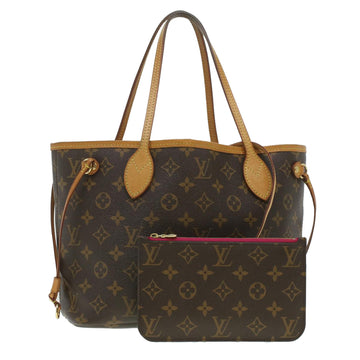 LOUIS VUITTON Monogram Neverfull PM Tote Bag M40155 LV Auth 37538