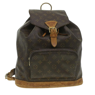 LOUIS VUITTON Monogram Montsouris GM Backpack M51135 LV Auth 37662