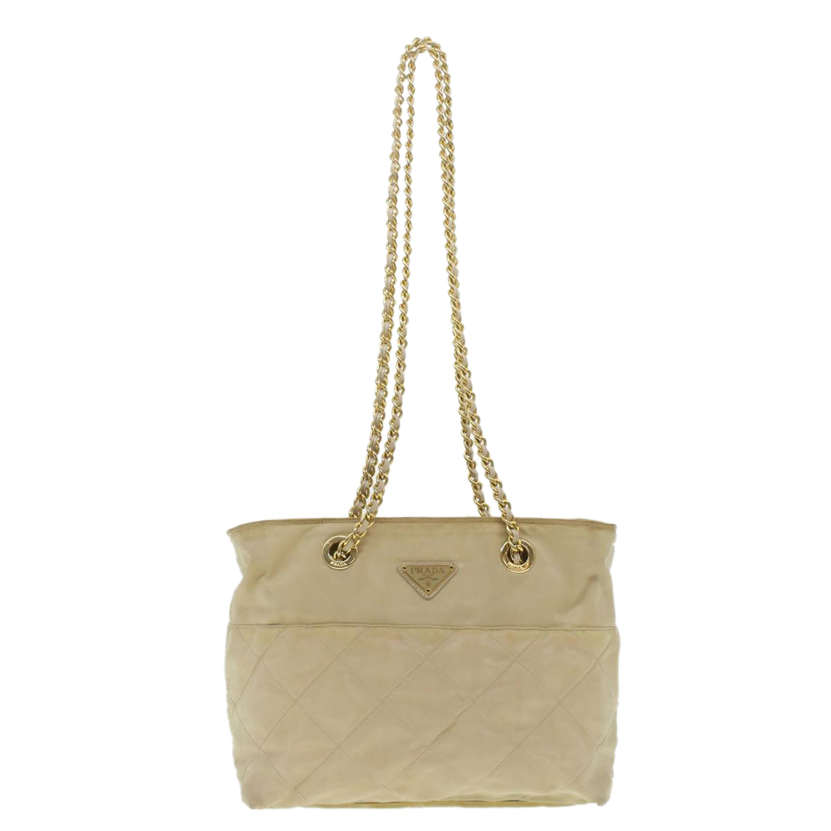 Prada tessuto chain online shoulder bag