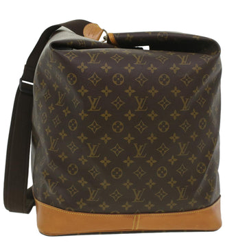 LOUIS VUITTON Monogram Sac Marine Shoulder Bag M41235 LV Auth 37814