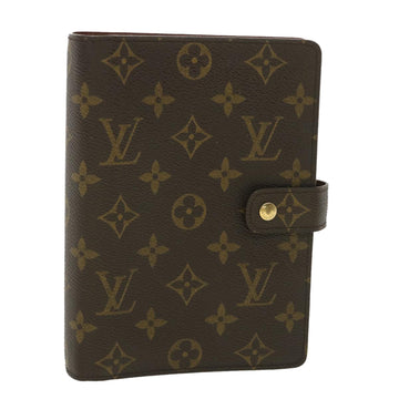 LOUIS VUITTON Monogram Agenda MM Day Planner Cover R20105 LV Auth 37911