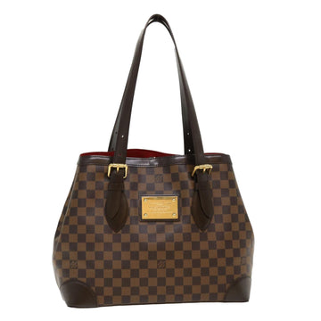 LOUIS VUITTON Damier Ebene Hampstead MM Tote Bag N51204 LV Auth 38068A