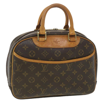 LOUIS VUITTON Monogram Trouville Hand Bag M42228 LV Auth 38330