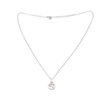 GUCCI Interlocking G Pendant Necklace