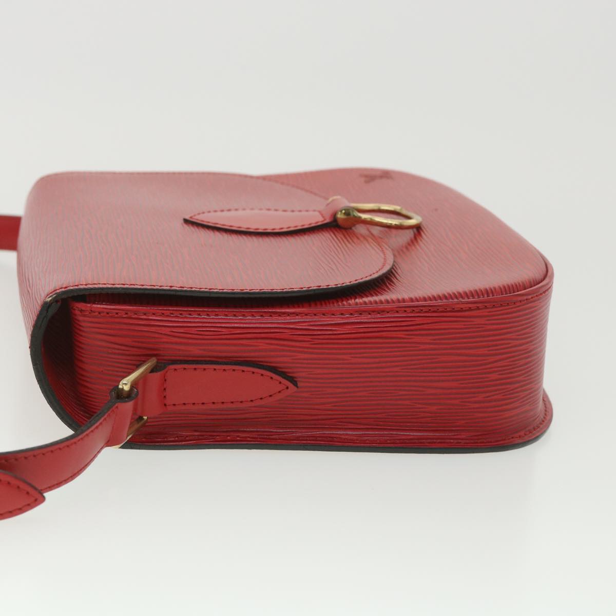 Louis Vuitton Saint Cloud GM Shoulder Bag Epi Leather Red M52197 Free  Shipping