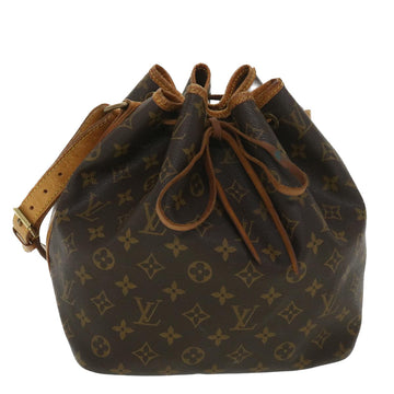 LOUIS VUITTON Monogram Petit Noe Shoulder Bag M42226 LV Auth 38571