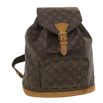 LOUIS VUITTON Monogram Montsouris GM Backpack M51135 LV Auth 38680