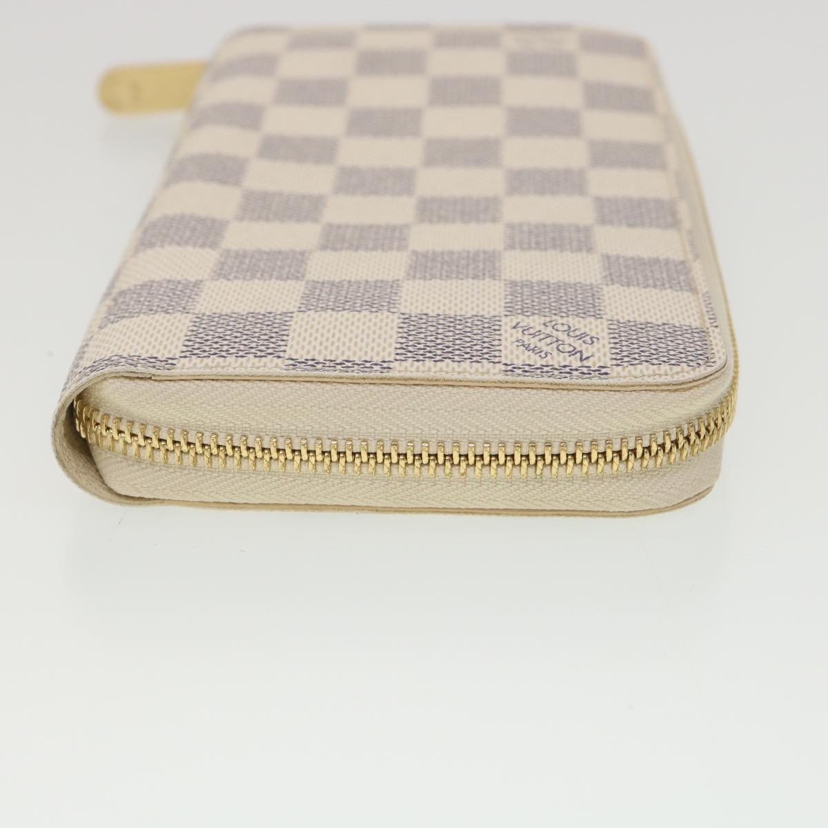 LOUIS VUITTON purse N60019 Zippy wallet Damier Azur Canvas white