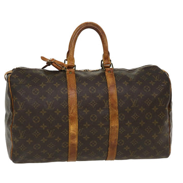 LOUIS VUITTON Monogram Keepall 45 Boston Bag M41428 LV Auth 38748