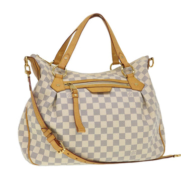 LOUIS VUITTON Damier Azur Ivora MM Shoulder Bag 2way N41133 LV Auth 38982