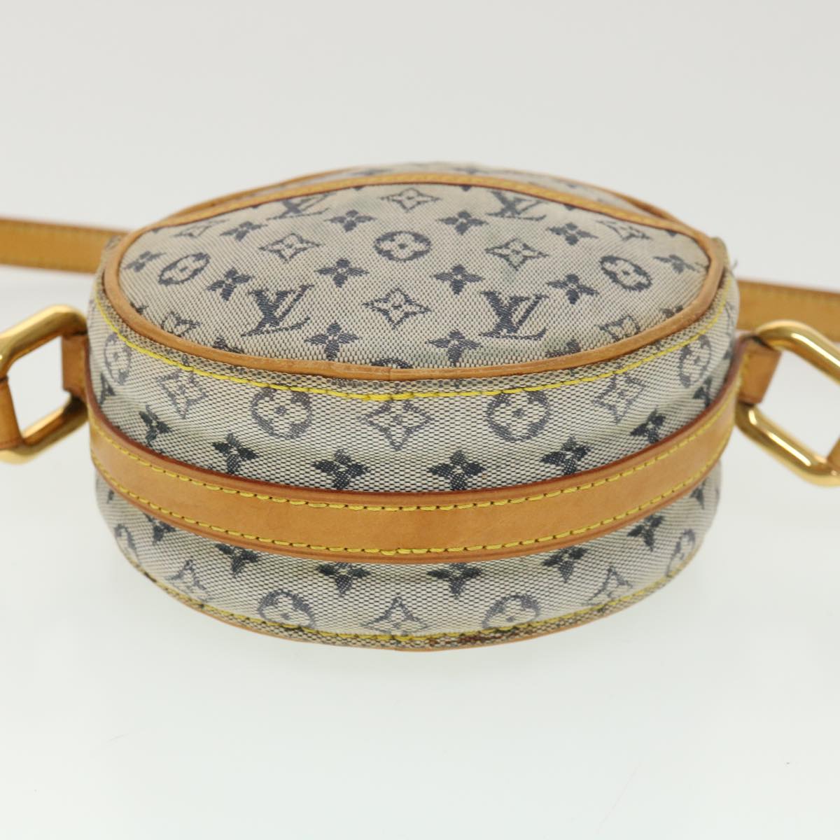 LOUIS VUITTON Monogram Mini Jeanne PM Shoulder Bag Blue M92001