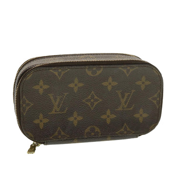 LOUIS VUITTON Monogram Trousse Brush PM Cosmetic Pouch M47510 LV Auth 39154