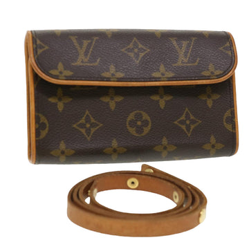 LOUIS VUITTON Monogram Pochette Florentine Waist bag M51855 LV Auth 39316