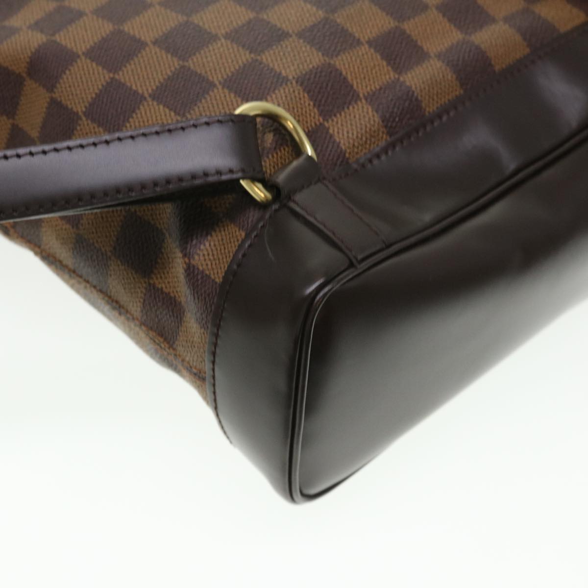 LOUIS VUITTON Damier Ebene Soho Backpack N51132 LV Auth 39322