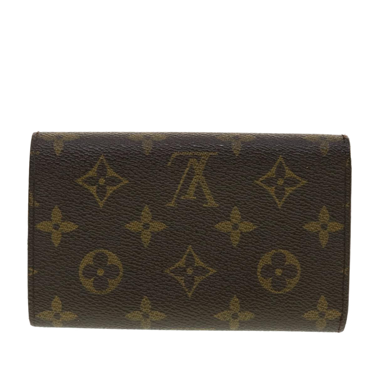 LOUIS VUITTON Monogram Porte Monnaie Billets Tresor Wallet M61730