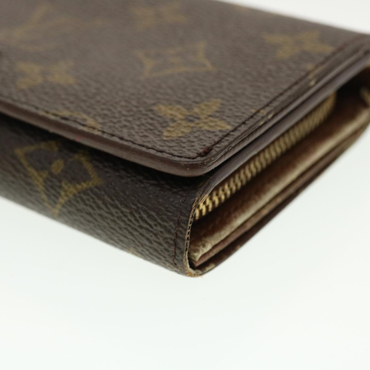 LOUIS VUITTON Monogram Porte Monnaie Billets Tresor Wallet M61730