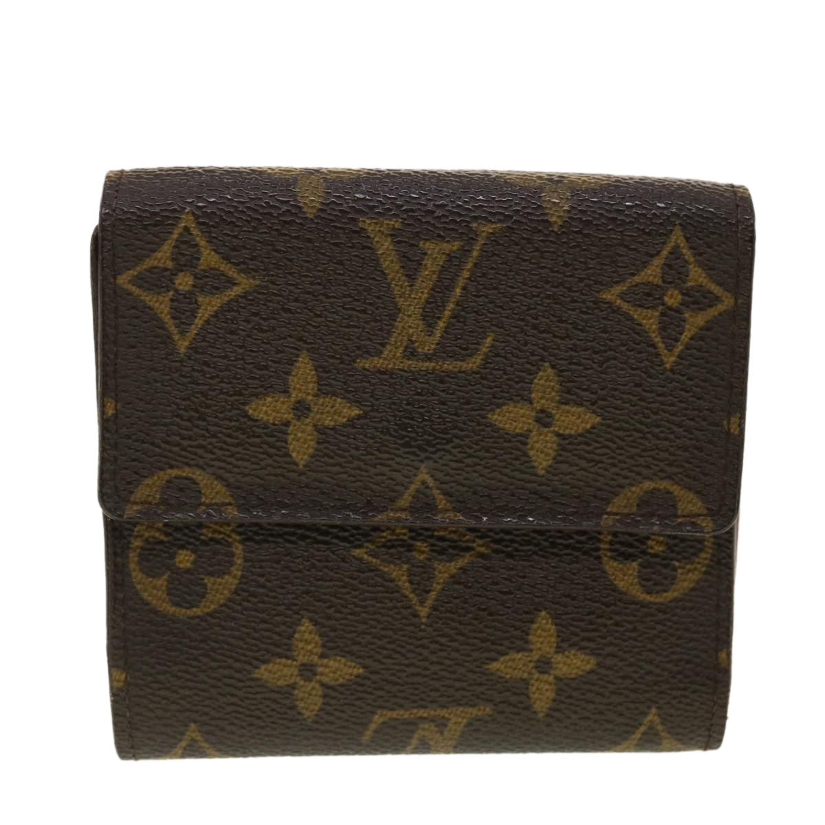 LOUIS VUITTON Monogram Portefeuille Elise Wallet M61654 LV Auth 39872