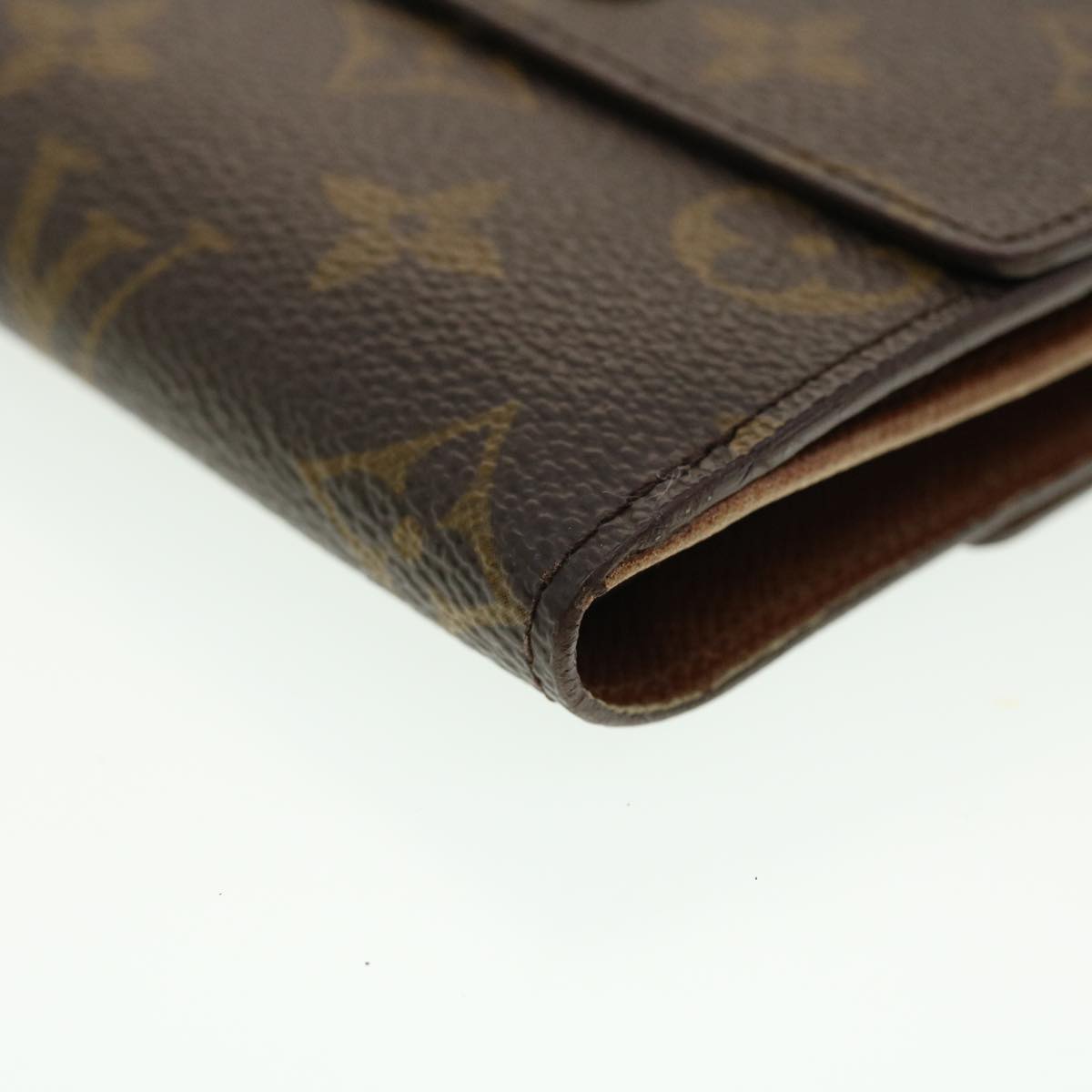 LOUIS VUITTON Monogram Portefeuille Elise Wallet M61654 LV Auth 39872