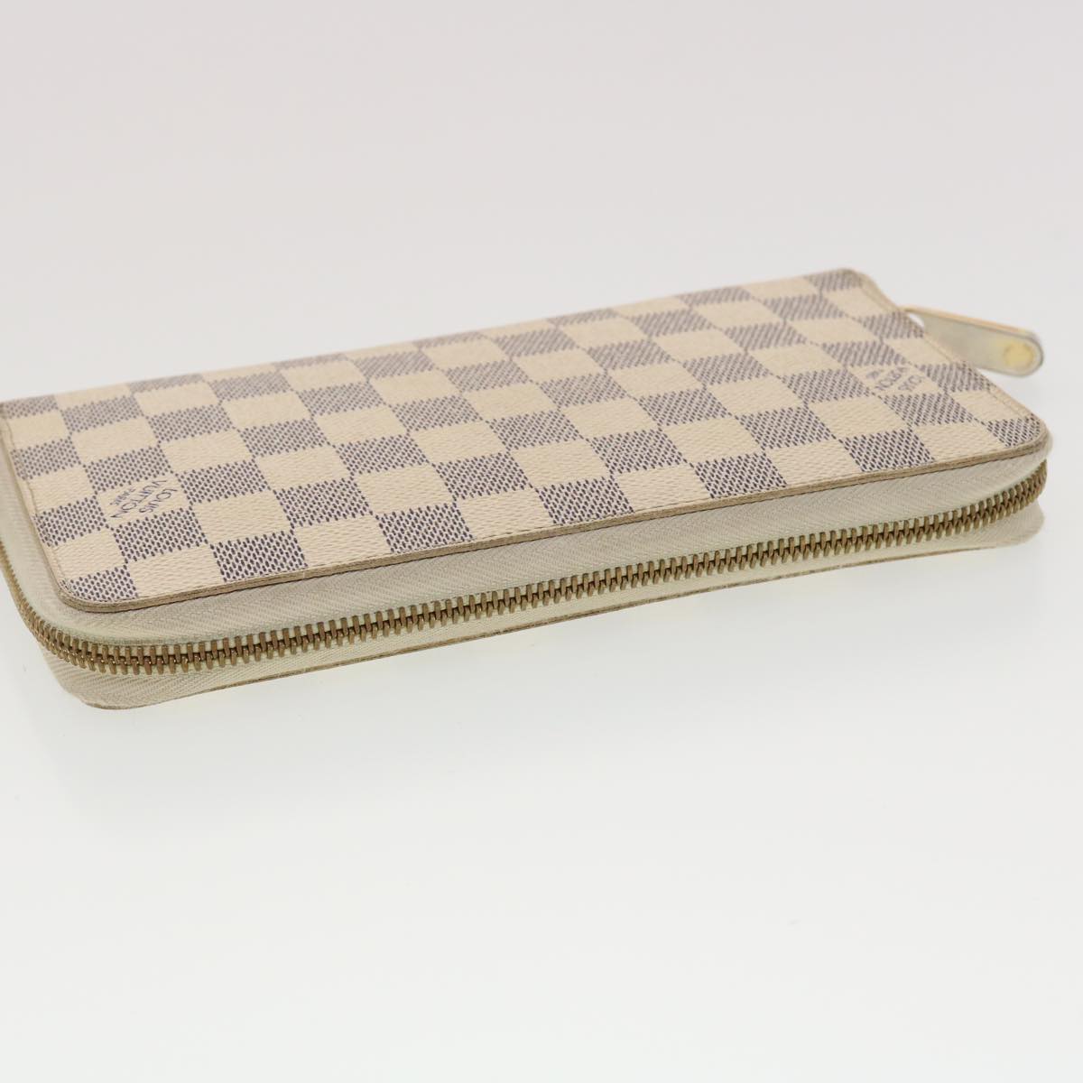 LOUIS VUITTON Damier Azur Zippy Organizer Long Wallet N60012 LV Auth 36803