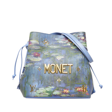 LOUIS VUITTON x Jeff Koons Masters Collection Monet Neonoe Bucket Bag