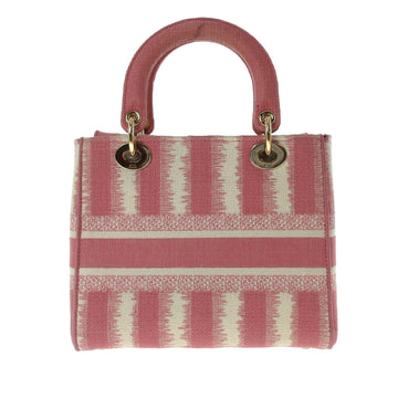 DIOR Medium D-Stripes Lady D-Lite Satchel