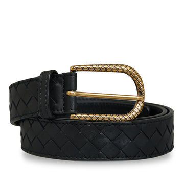 BOTTEGA VENETA Intrecciato Leather Belt