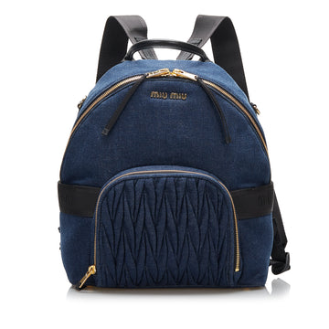 Miu Miu Matelasse Backpack