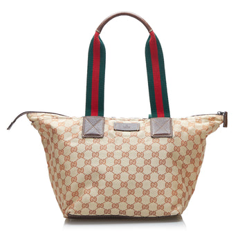 Gucci GG Canvas Web Handbag