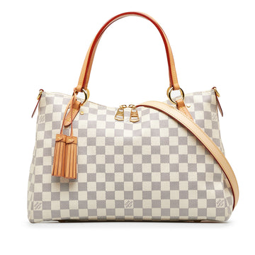 LOUIS VUITTON Damier Azur Lymington Satchel