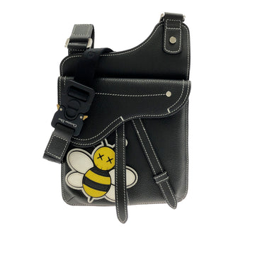DIOR x Kaws Bee Saddle Pouch Crossbody Bag