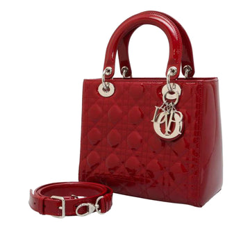 DIORMedium Patent Cannage Lady  Satchel