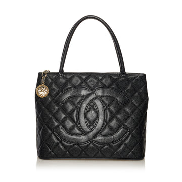 Chanel Caviar Medallion Tote Bag