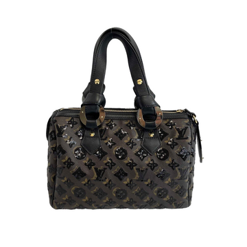 LOUIS VUITTON Monogram speedy 30 eclipse black sequined Brown Black Handbag