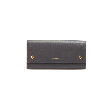 BURBERRY Leather Long Wallet