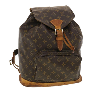 LOUIS VUITTON Monogram Montsouris GM Backpack M51135 LV Auth 40009