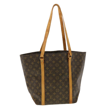 LOUIS VUITTON Monogram Sac Shopping Tote Bag M51108 LV Auth 40013