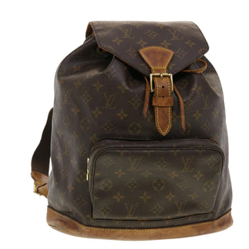 LOUIS VUITTON Monogram Montsouris GM Backpack M51135 LV Auth 40404