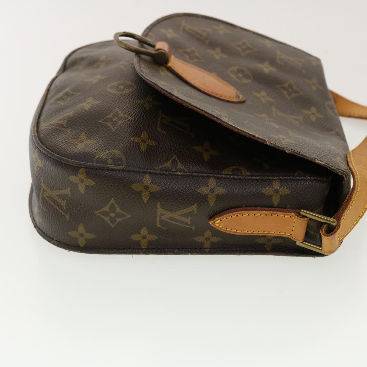 LOUIS VUITTON Monogram Saint Cloud GM Shoulder Bag M51242 LV Auth