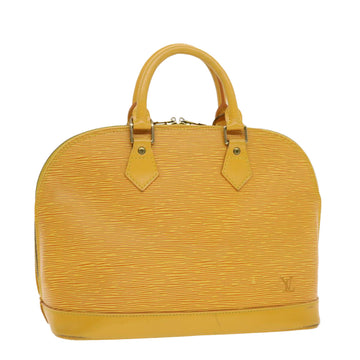 LOUIS VUITTON Epi Alma Hand Bag Tassili Yellow M52149 LV Auth 40553