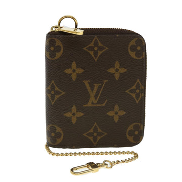 LOUIS VUITTON Monogram Agenda Mini Zippy Day Planner Cover R21045 LV Auth 40634A