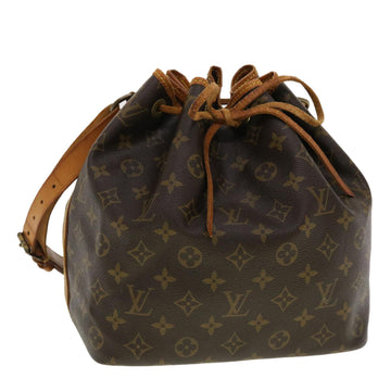 LOUIS VUITTON Monogram Petit Noe Shoulder Bag M42226 LV Auth 40662