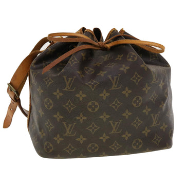 LOUIS VUITTON Monogram Petit Noe Shoulder Bag M42226 LV Auth 40789