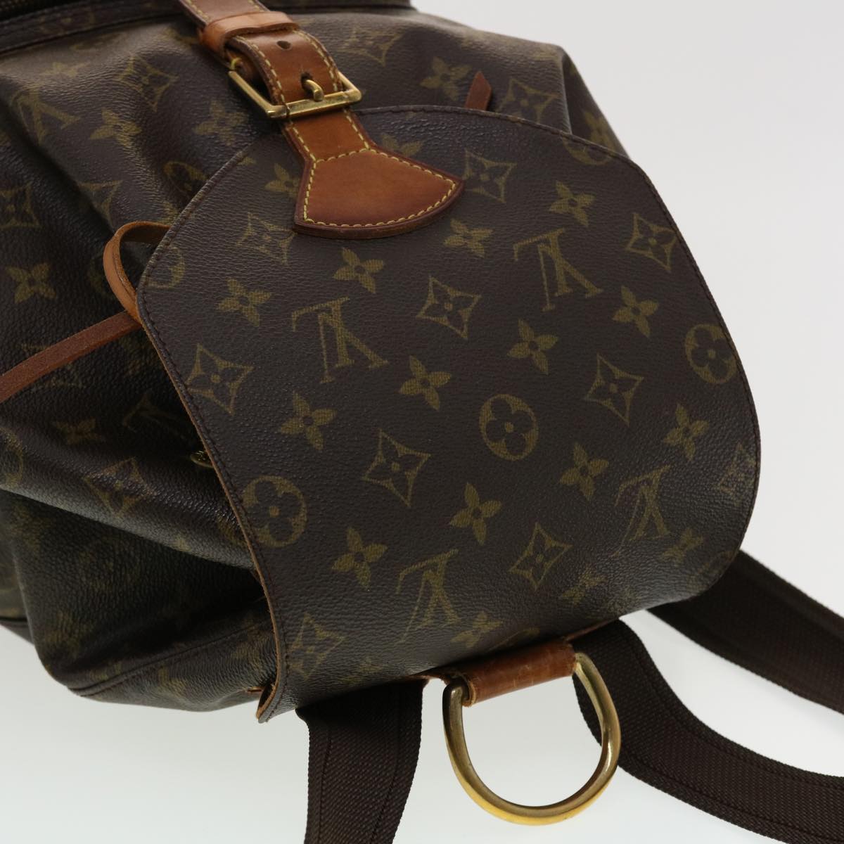 LOUIS VUITTON Monogram Montsouris GM Backpack M51135 LV Auth 40930