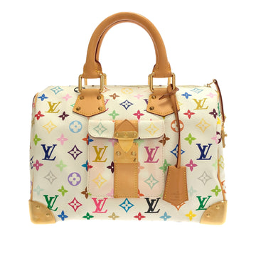 LOUIS VUITTON Monogram Multicolore Speedy 30 Boston Bag