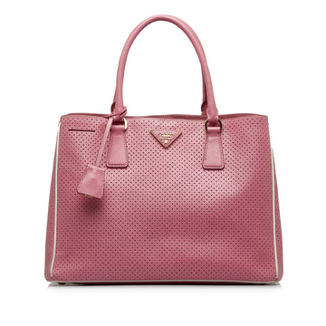 PRADA Perforated Saffiano Handbag