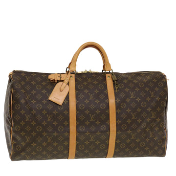 LOUIS VUITTON Monogram Keepall 60 Boston Bag M41422 LV Auth 41099