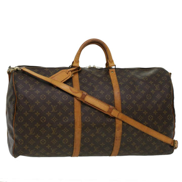 LOUIS VUITTON Monogram Keepall Bandouliere 60 Boston Bag M41412 LV Auth 41247