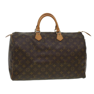 LOUIS VUITTON Monogram Speedy 40 Hand Bag M41522 LV Auth 41457