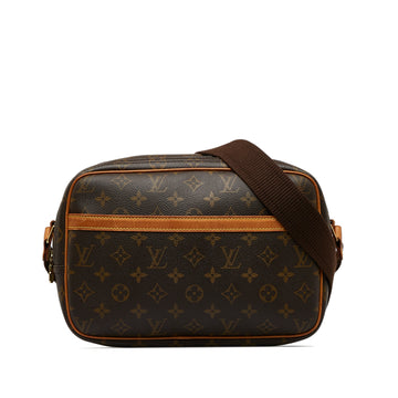 LOUIS VUITTON Monogram Reporter PM Crossbody Bag